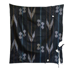 A Ragged and Broken Sashiko Furoshiki: Beautiful Design