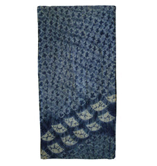A Sashiko Stitched Shibori Cloth: Zokin or Diaper