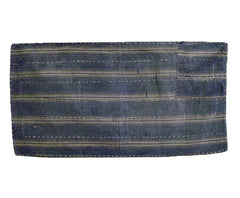 A Sashiko Stitched Recycled Diaper: Patched