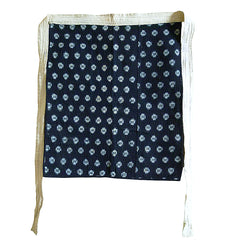An Intensely Sashiko Stitched Apron: Kasuri Cotton