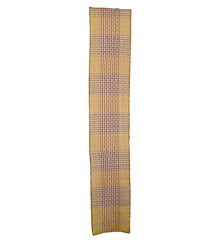 A Length of Very Sashiko Stitched, Layered Cotton: Red and Yellow Plaid