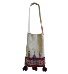 A Colorfully Embroidered Indian Folk Art Bag: Charan Caste of Gujarat