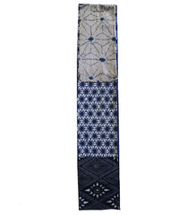A Set of Three Scraps: Shirakage Shibori and Katazome