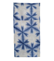 A Shibori Diaper: Snow Flowers in Itajime