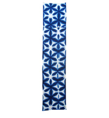 A Length of Sekka Itajime Shibori: Brilliant Deep Indigo