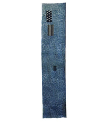 A Patched Katazome Boro Panel: Stylized Pattern