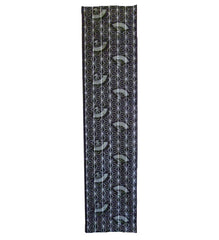 A Length of Machine Aided Kasuri: Fans and Hemp Leaves