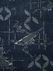 A Length of Katazome Dyed Cotton: Fractured Images
