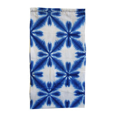 A Hand Stitched Itajime Shibori Diaper: Clamp Dyed