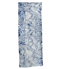 A Length of Blue on White Shibori: Super Complex Design and Technique