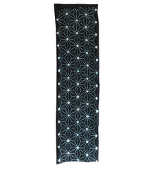 A Length of Northern Shibori: Traditional Hemp Leaf Motif