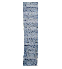 A Length of Two-Toned Shibori: Dappled and Stitched
