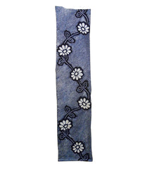 A Length of Shibori Dyed Cotton: Flower Trail