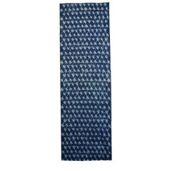 A Very Long and Wide Piece of Indigo Dyed Tie-Dye: Contemporary