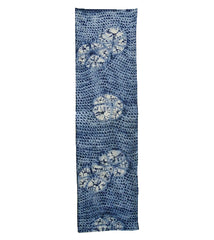 A Length of Indigo Dyed Cotton Shibori: Image Clusters