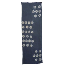 A Length of Shibori Dyed Crepe Silk: Chirimen