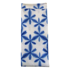 An Itajime Shibori Diaper: Machine Stitched Closure