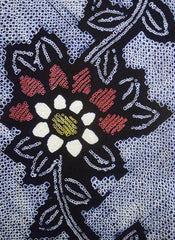 A Length of Lightweight Cotton Shibori: Flower Trail