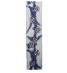 A Length of Shibori Dyed Cotton: Soft Color Tones