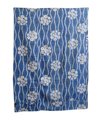 A Full, Intact Small Futon Cover: Shibori Dyed for a Child