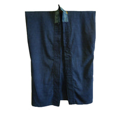A Miura Shibori Han Juban: Dark Indigo Color