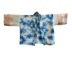 A Shibori Han Juban: Half Under Kimono