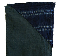 A Length of Cotton Kaya: Two Rustic Shibori Corners