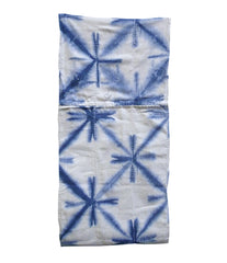 A Stitched Itajime Shibori Diaper: Two Layers