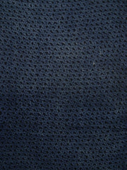 A Length of Blue-on-Blue Miura Shibori: Hand Spun Cotton