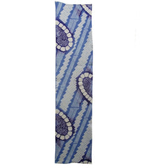 A Length of Boldly Patterned Shibori: Purple Toned Details