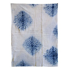 A Shibori Dyed Mat: Finished Edges