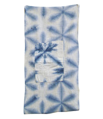 A Boro Shibori Dyed Cotton Diaper: Patches and Holes