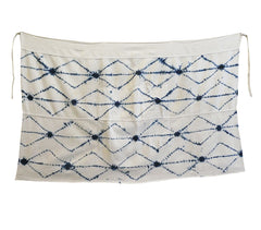 A Shirakage Shibori Koshimaki: Half Under Kimono