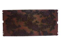 A Hand Carved Itajime Board: Beautiful on Two Sides