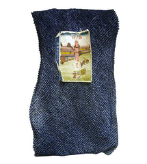 A Full Bolt of Arimatsu Shibori: Indigo Dyed Cotton