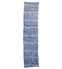A Length of Dappled and Stitched Shibori: Cotton