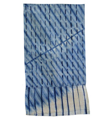 A Folded Shibori Fragment: Pleats in Two Directions