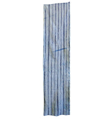A Length of Indigo Dyed Shibori: Pleated Lines