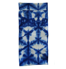 A Clamp Dyed Shibori Diaper: Bold Pattern