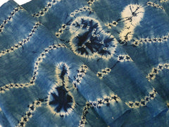 A Length of Complex, Beautifully Dyed Shibori Cotton
