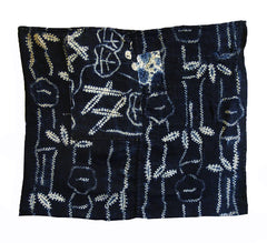 A Boro Shibori Mat: Pattern on Same Pattern