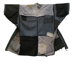 A Tattered Work Jacket: Amazing Machine Stitched Mending