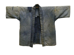 An Indigo Dyed Boro Work Coat: Artful and Eccentric Mending