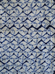 A Length of Kumo Shibori: Tight Pattern of Spiderwebs