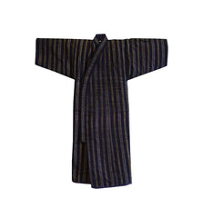 A Child's Padded Cotton Kimono: Beautiful Stripes