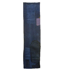 A Length of Indigo Dyed Boro: Unusual Patching