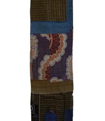 A Very Long Boro Obi Shin: Colored Cottons