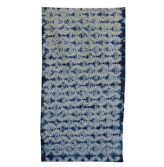 A Shibori Fragment: Stitched Interlocking Circles