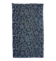 A Length of Delicately Patterned Katazome: Bellflower and Arabesque