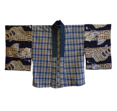 A Flannel and Wool Han Juban: Taisho/Showa